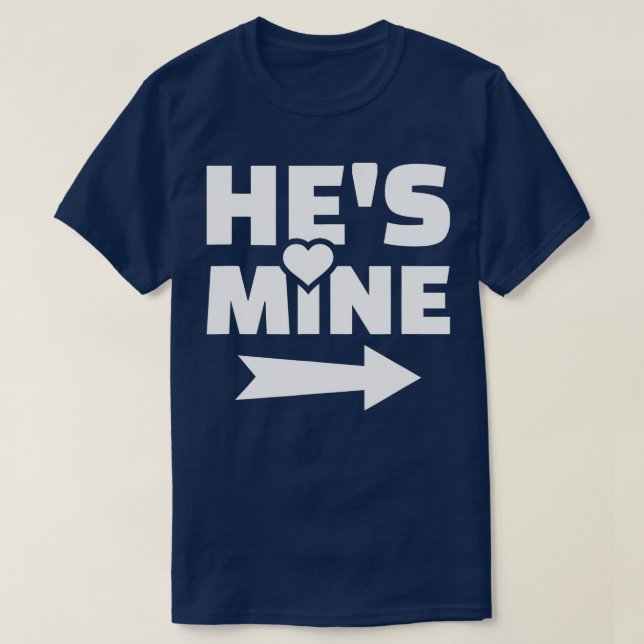 Camiseta Hes meu (Frente do Design)