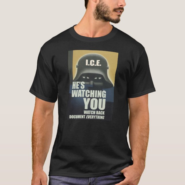 Camiseta He's Watching You 2026 (Frente)