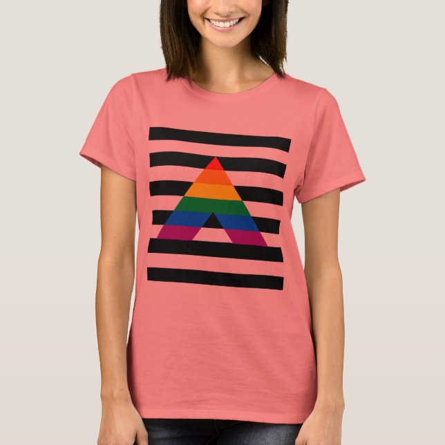 Camiseta Hetero Ally Pride (Frente)