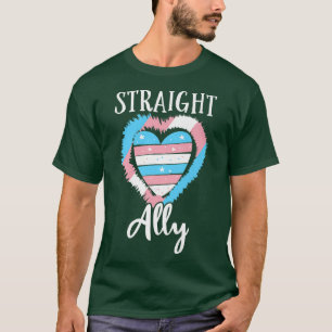 Camiseta Hetero Ally Transgender Color Transsex LGBT Trans