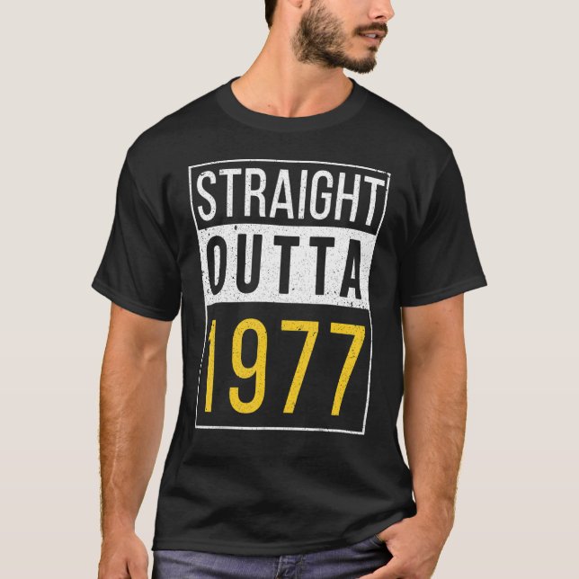 Camiseta Hetero Até 1977 Ano De Nascimento Vintage (Frente)