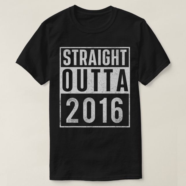Camiseta Hetero Até 2016 Ano De Nascimento (Frente do Design)