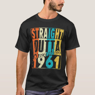 Camiseta Hetero Até Dezembro De 1961 T 60º Aniversário Engr