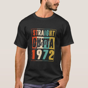 Camiseta Hetero até junho de 1972 Vintage Men Mulheres {B]t