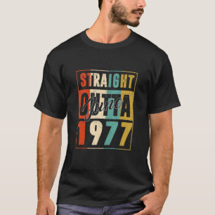 Camiseta Hetero até junho de 1977 Vintage Men Mulheres {B]t