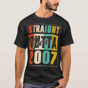 Camiseta Hetero até junho de 2007 Vintage Men Mulheres {b]t