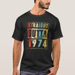 Camiseta Hetero Até Setembro De 1974 Retro 46 Anos De Idad
