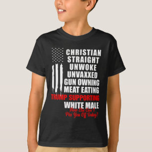 Camiseta Hetero Branco Cristão Unwoage América Fl