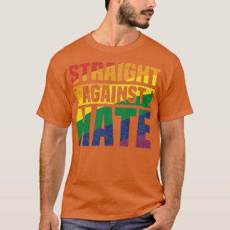 Camiseta Hetero Contra Ódio Vintage Orgulho Legal M
