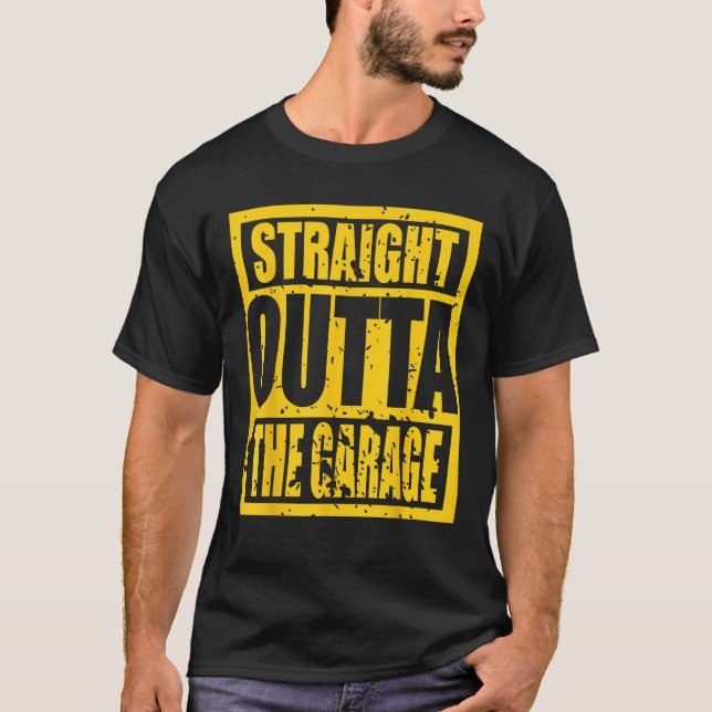 Camiseta Hetero Da Garagem Engraçada (Frente)