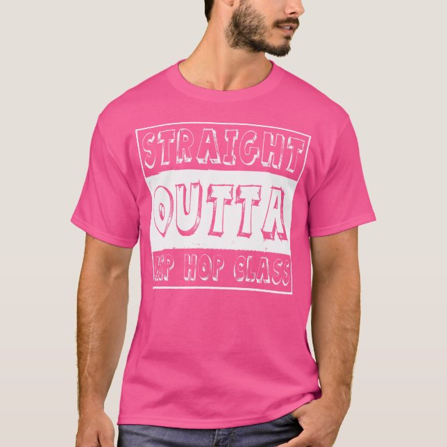 Camiseta Hetero Dançarino Presente Fora da Classe de Dança  (Frente)