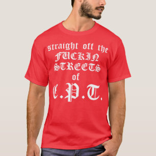 Camiseta Hetero das ruas da gangue retrorreflectora CPT
