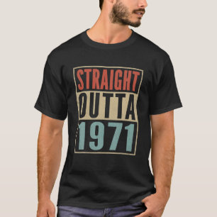 Camiseta Hetero De 1971 Engraçado 50º Aniversário 50 Anos