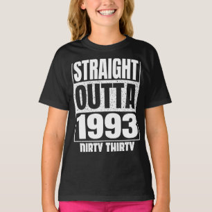 Camiseta Hetero De 1993 aniversário de 30 anos 30 Sujas Vin
