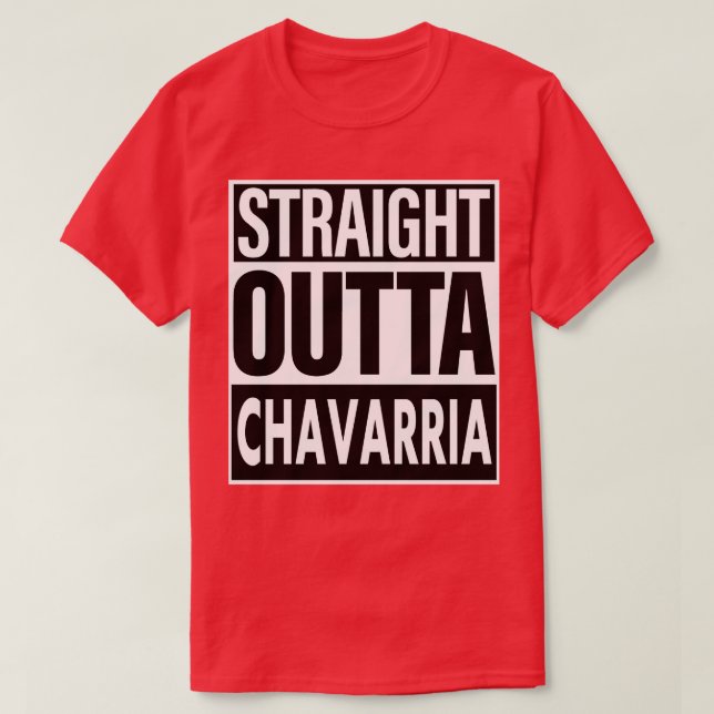 Camiseta Hetero de Chavarria (Frente do Design)