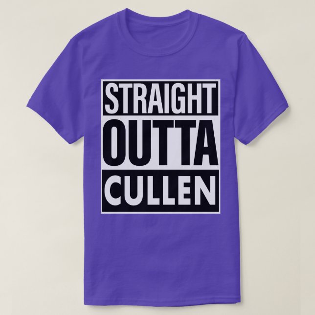 Camiseta Hetero de Nome Cullen Outta Cullen (Frente do Design)