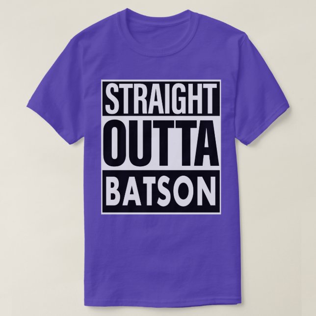 Camiseta Hetero de Nome de Batson (Frente do Design)