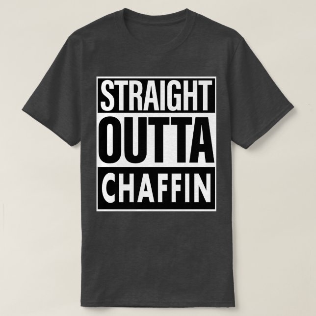 Camiseta Hetero De Nome Outta Chaffin (Frente do Design)