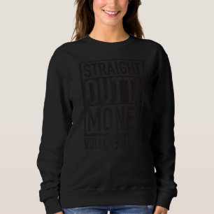 Camiseta Hetero De Pai De Voleibol Orgulhoso Sem Dinheiro
