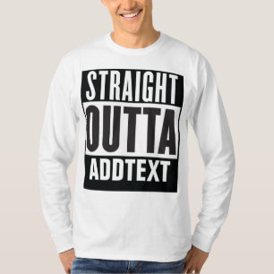 Camiseta Hetero de saída adicione seu texto