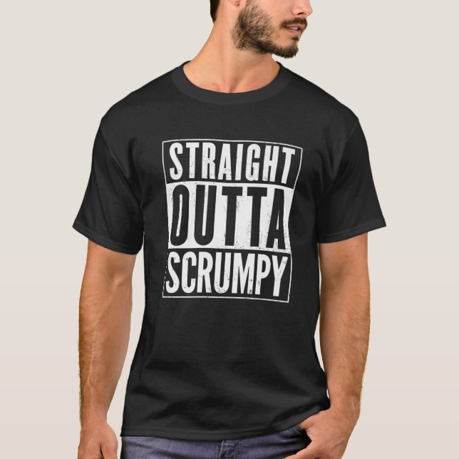 Camiseta Hetero De Scrumpy Vintage Engraçado (Frente)