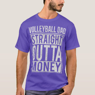 Camiseta Hetero De Voleibol Sem Dinheiro Eu Engraçado Prese