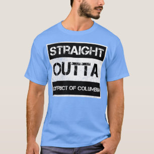 Camiseta Hetero do Distrito de Columbia DC Vintage Dis