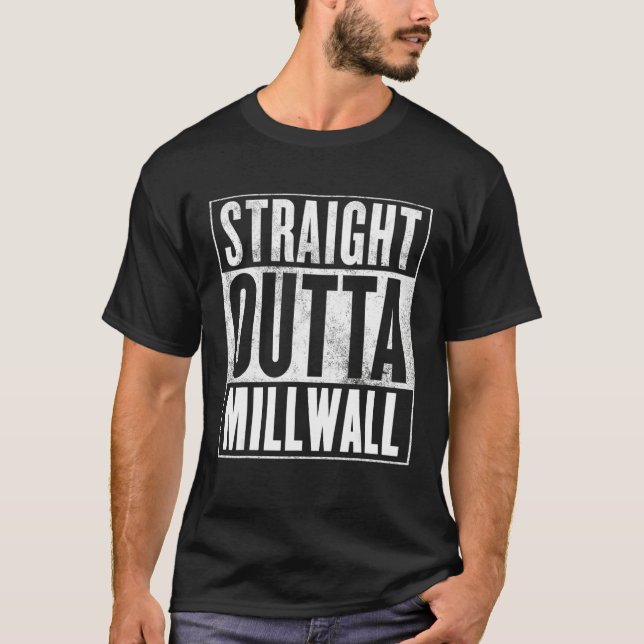 Camiseta Hetero Do Millwall Para Fora Do Millwall (Frente)