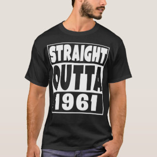 Camiseta Hetero Do Nascer De 1961 Em 1961 Aniversário Engra