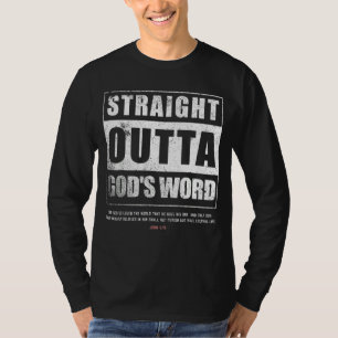 Camiseta Hetero dos Deuses Palavra João 3 16 Jesus Cristão