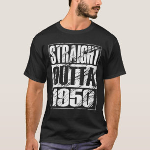 Camiseta Hetero Engraçado Outta 1950 69º Aniversário Vintag