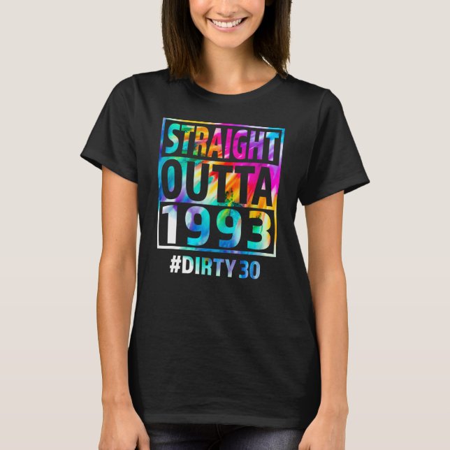 Camiseta Hetero Extraído 1993 Sujo 30 30 Birthd (Frente)