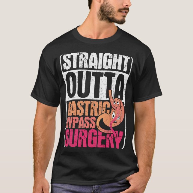 Camiseta Hetero Extraído Gástrico Capa de Cirurgia por Perf (Frente)
