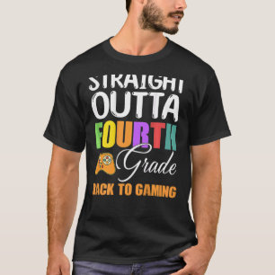 Camiseta Hetero Extraordinário do 4º ano jogador de vídeo n