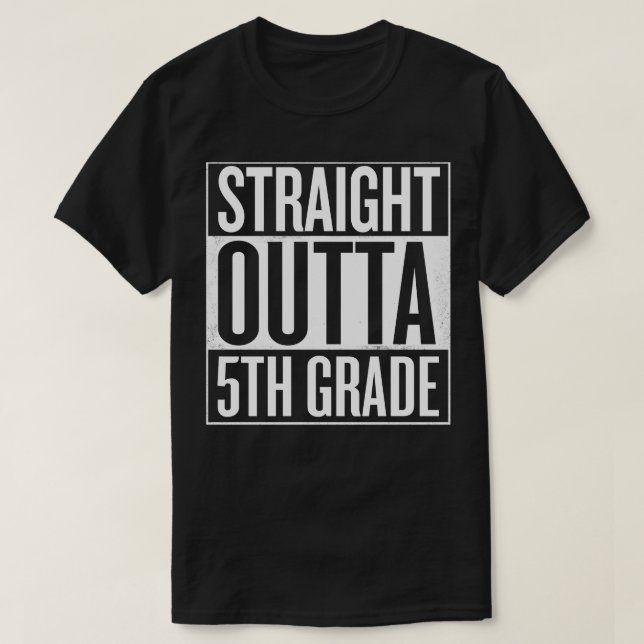 Camiseta Hetero fora da 5 da Graduação Engraçada (Frente do Design)