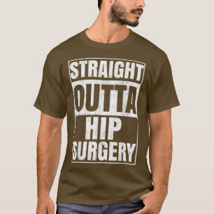 Camiseta Hetero Fora da Anca Cirurgia Engraçada Recuperação