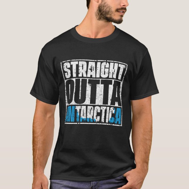 Camiseta Hetero Fora da Bandeira Antártica (Frente)