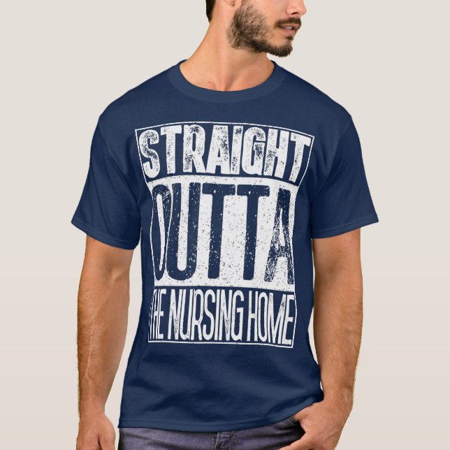 Camiseta Hetero Fora Da Casa De Enfermagem Avô (Frente)