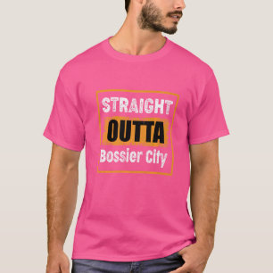 Camiseta Hetero Fora Da Cidade Bossier Louisiana Usa Retro