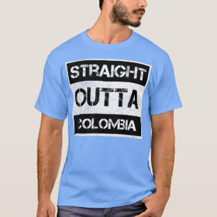 Camiseta Hetero Fora da Colômbia Viajante - País Presente -