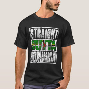 Camiseta Hetero Fora Da Commonwealth Da Bandeira Da Dominic