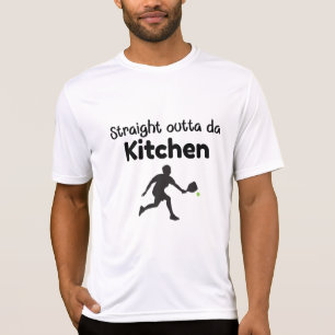 Camiseta Hetero Fora Da Cozinha - Humor De Pickleball