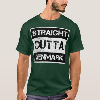 Camiseta Hetero Fora da Dinamarca Viajante - País Presente