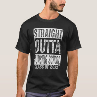 Camiseta Hetero Fora Da Escola De Enfermagem Classe 2023 Gr