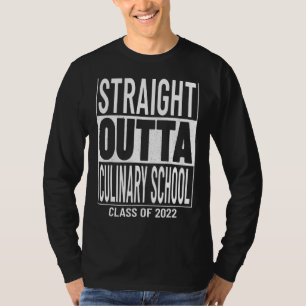 Camiseta Hetero Fora da Graduação Escolar Culinária 22 Grad