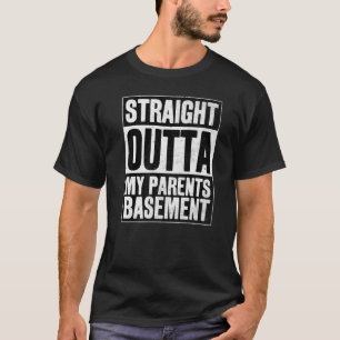 Camiseta Hetero fora da minha cave de pais