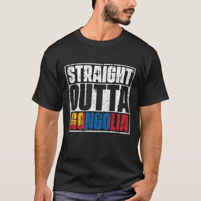 Camiseta Hetero Fora da Mongólia (Frente)