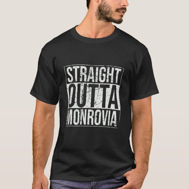 Camiseta Hetero Fora Da Monróvia Vintage (Frente)