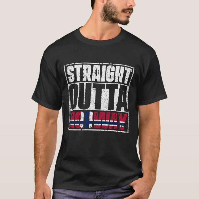 Camiseta Hetero Fora da Noruega (Frente)