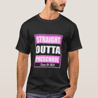 Camiseta Hetero Fora Da Pré-Escola - Classe De 2021